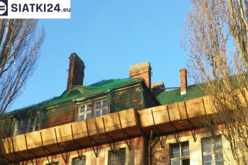 Siatki Biskupiec - Siatki zabezpieczające stare dachówki na dachach dla terenów Biskupca